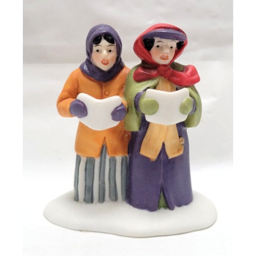 Dept 56 Dickens' Village CAROLERS from Violet Vendor Set #55808 Retired - No Box - Picture 1 of 6